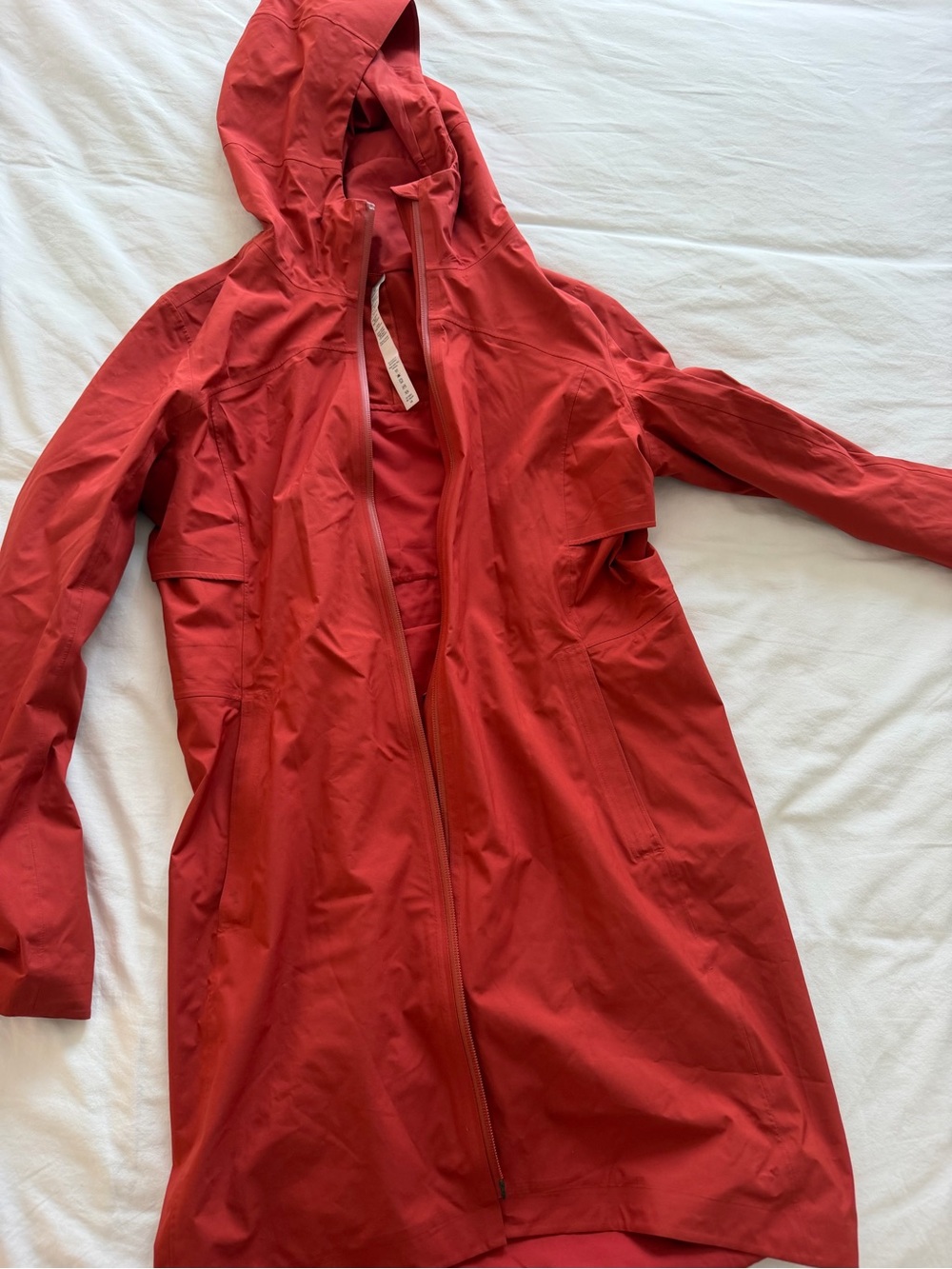 Lululemon red rain coat